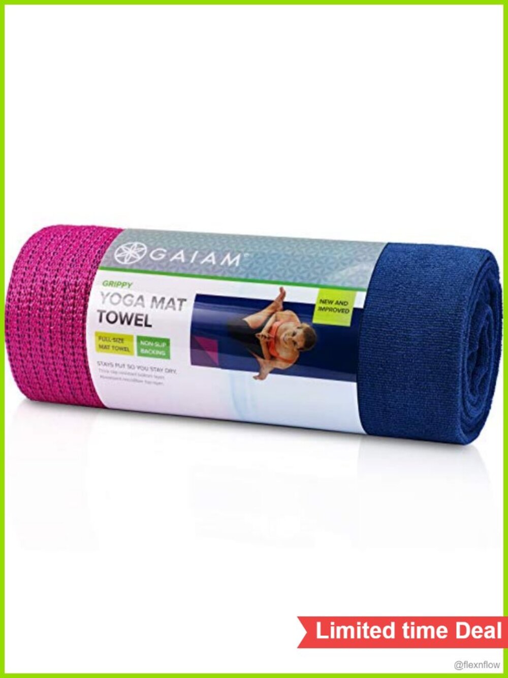 Microfiber Non Slip Yoga Mat Towel Fast Drying Machine Washable